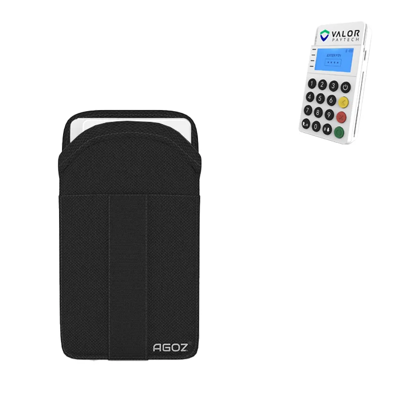 Étui holster pour terminal POS RCKT Valor PayTech avec porte-cartes | Agoz