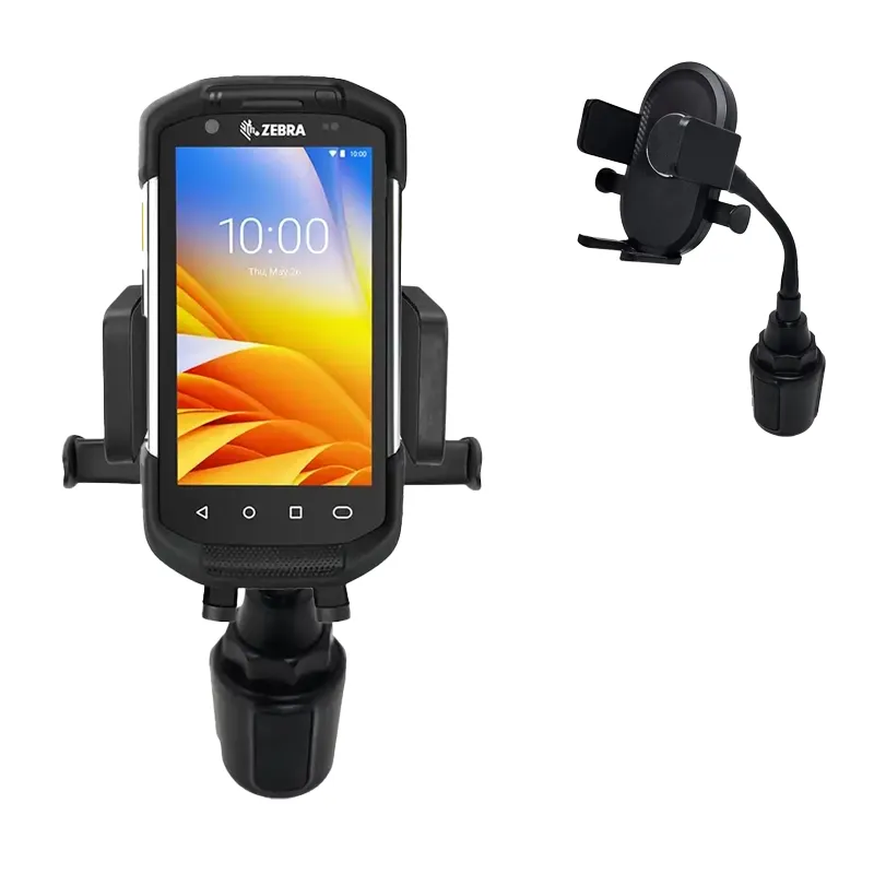 Support de porte-gobelet pour ordinateur mobile Zebra pour véhicules de flotte partagée | Agoz