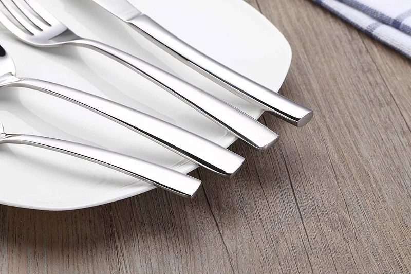 Ensemble De Couverts Acier Inoxydable Boîte-Cadeau 6 Personnes Maison Cuisine Restaurant