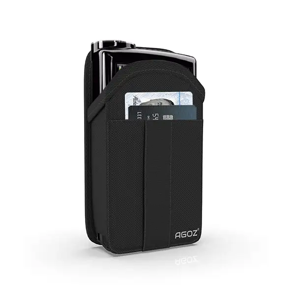 Étui pour pompe à insuline avec porte-cartes de crédit