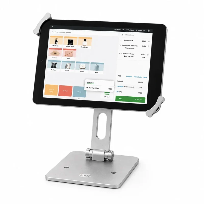 Support de tablette Samsung Galaxy pour point de vente de qualité commerciale - Profil bas