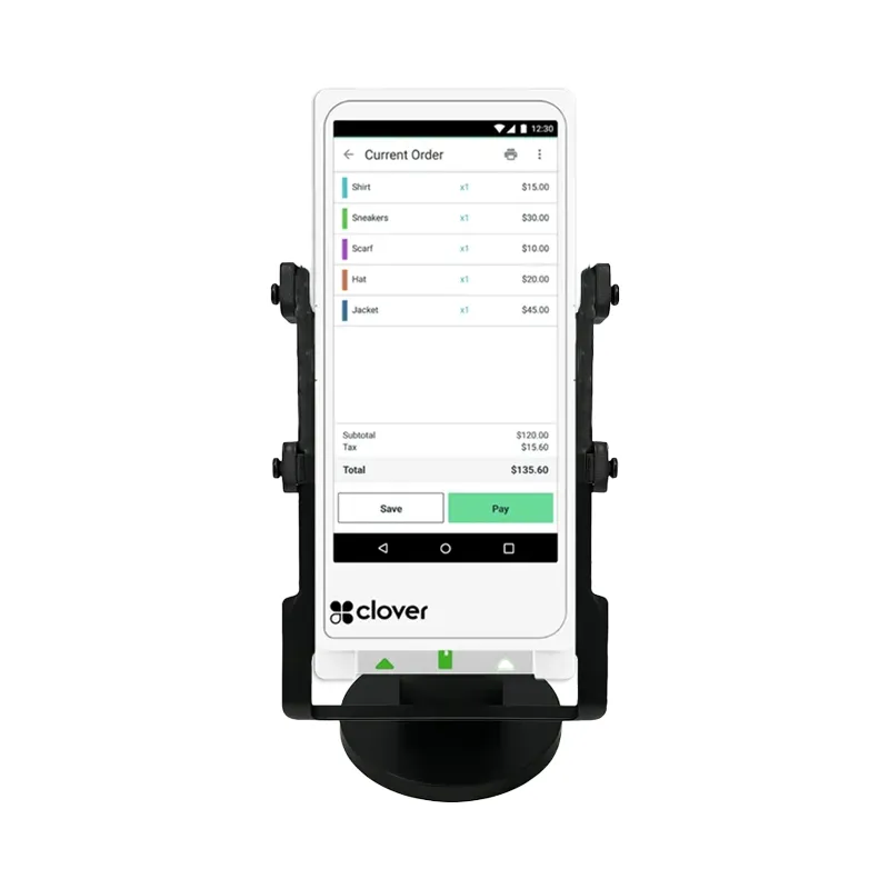 Support en métal pivotant et inclinable pour terminal de point de vente Clover Flex - réglable