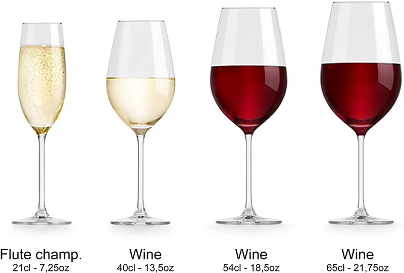 Verre à champagne Atna de Libbey 21 cl / 210 ml 6 Unités Design Elégant Qualité Supérieure Lave-Vaisselle