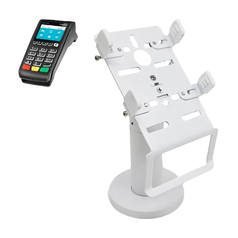 Support de terminal de paiement Ingenico en métal avec fixation pivotante - Réglable