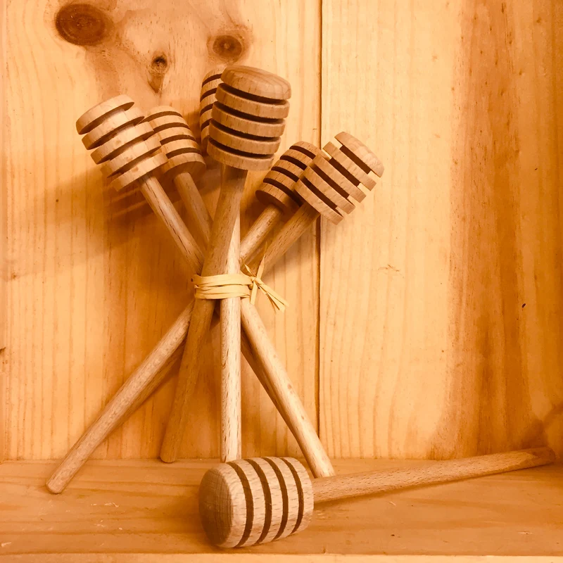 A Découvrir Les Bons Miels du Vexin et du Midi Cuillère Miel Liquide Bois Pratique