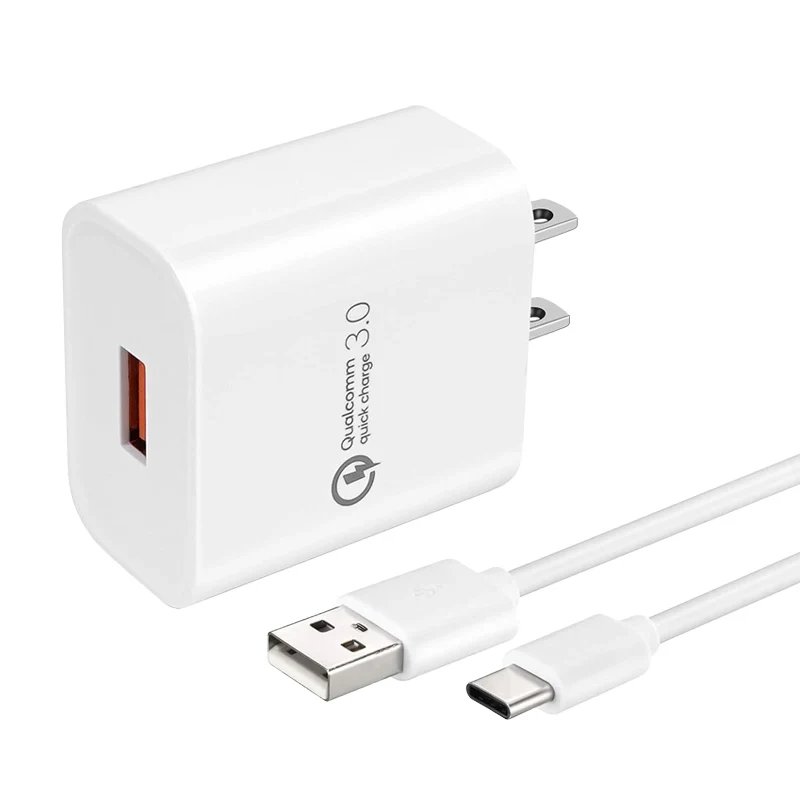 Chargeur mural pour terminal PAX POS avec câble USB-A vers USB-C | Agoz
