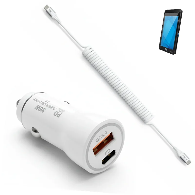 Kit de chargeur véhicule 38W Elo Handheld Terminal pour flux de travail de scanner mobile | Agoz