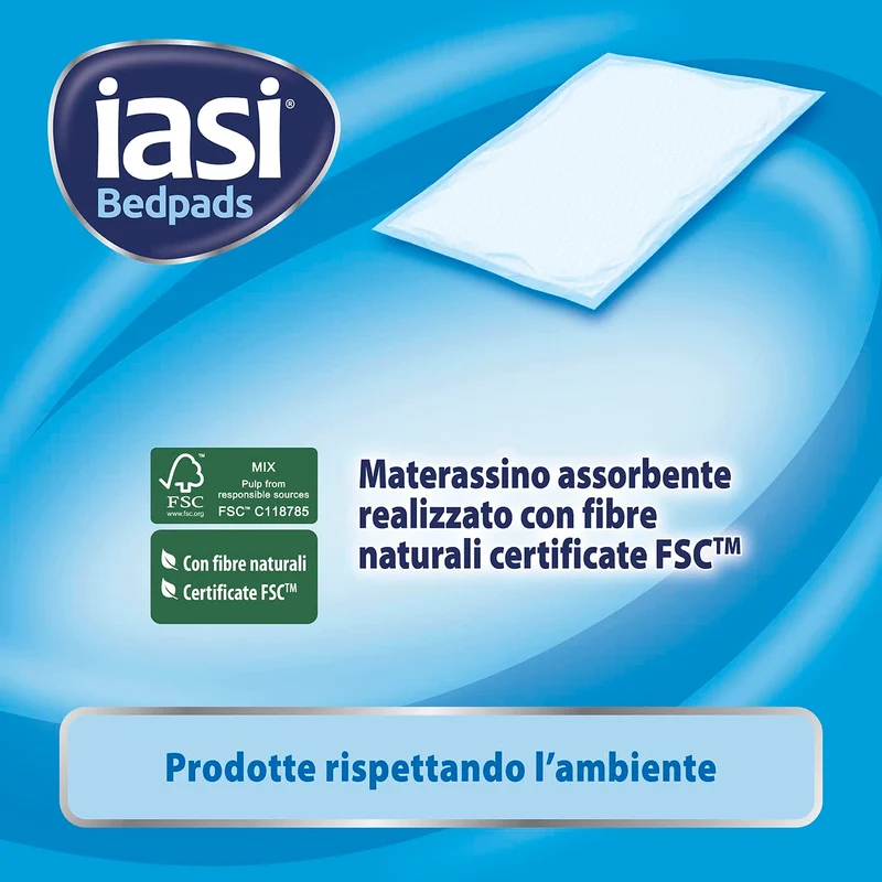IASI alèses jetable 90 x 60, Absorption Maxi Plus, avec Technologie 'Odour Control' sans Parfum, 15 unités