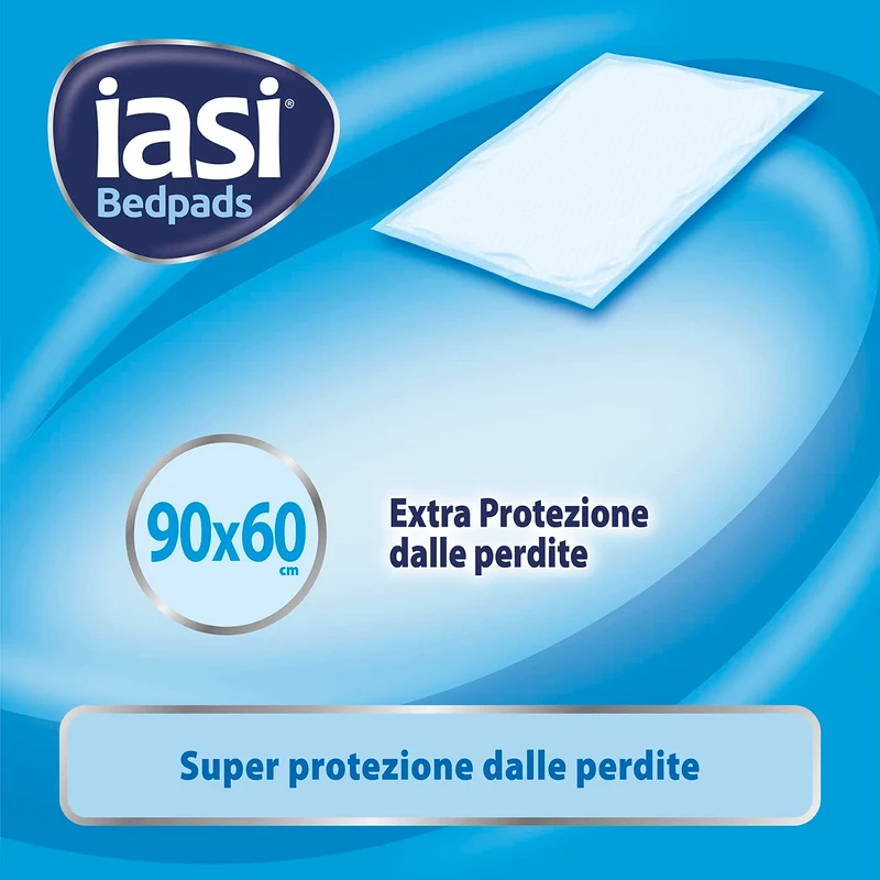 IASI alèses jetable 90 x 60, Absorption Maxi Plus, avec Technologie 'Odour Control' sans Parfum, 15 unités