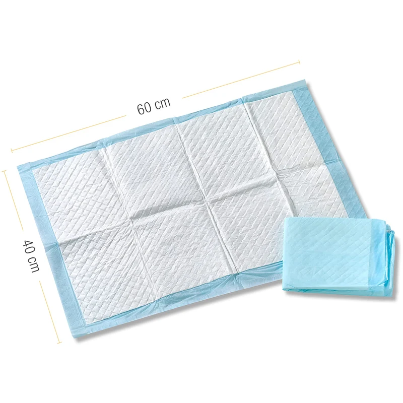 Tigex Protections Jetables pour Matelas à Langer, Blanc/Bleu, Lot de 20