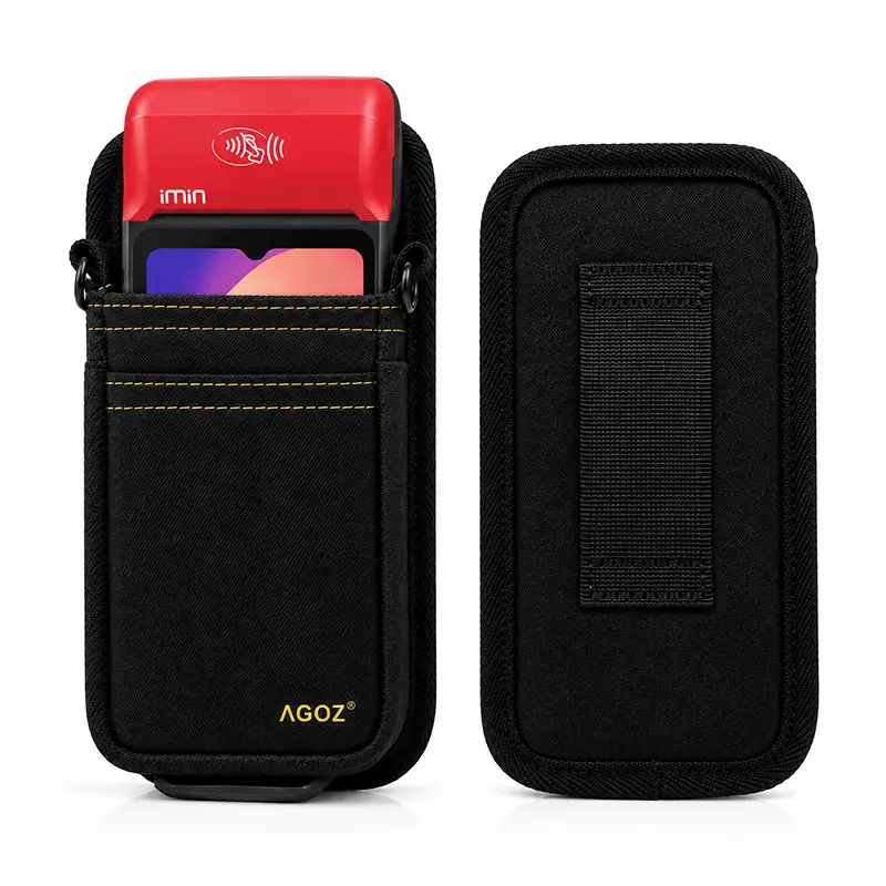 Étui de transport iMin POS avec bandoulière réglable et ceinture abdominale | Agoz