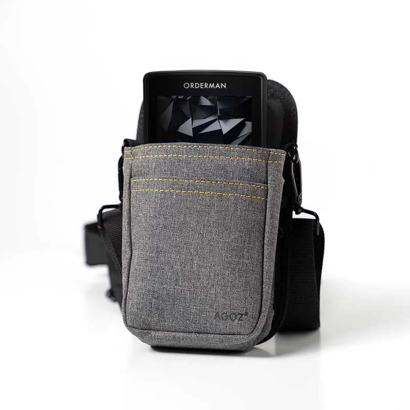 Étui pour terminal de point de vente Orderman avec ceinture ventrale robuste réglable | Agoz