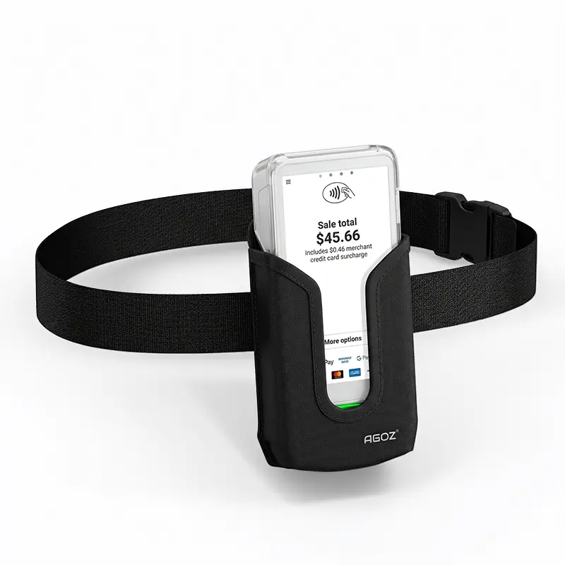 Étui Clover Flex 4 C406 pour terminal de point de vente avec clip ceinture et boucle | Agoz