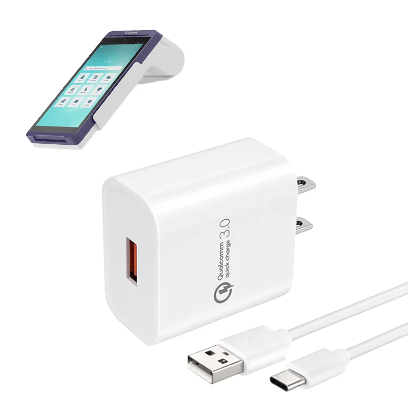 Chargeur mural Smart Terminal Flex GoDaddy avec câble USB-C | Agoz