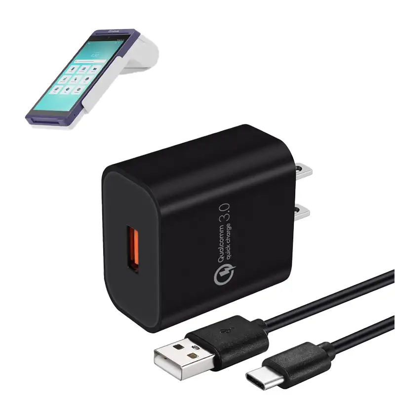 Chargeur mural Smart Terminal Flex GoDaddy avec câble USB-C | Agoz