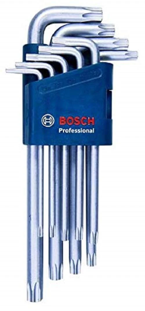 Bosch Professional set de 9 clés Torx coudées (10,0 - 50,0 mm)