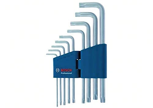 Bosch Professional set de 9 clés Torx coudées (10,0 - 50,0 mm)