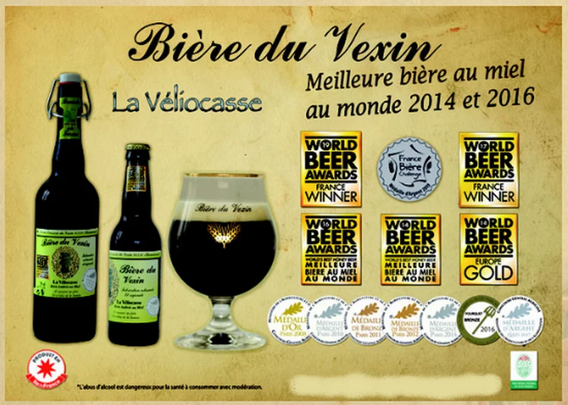 Bière du Vexin La Véliocasse 75cl X4 du Champ à La Chope