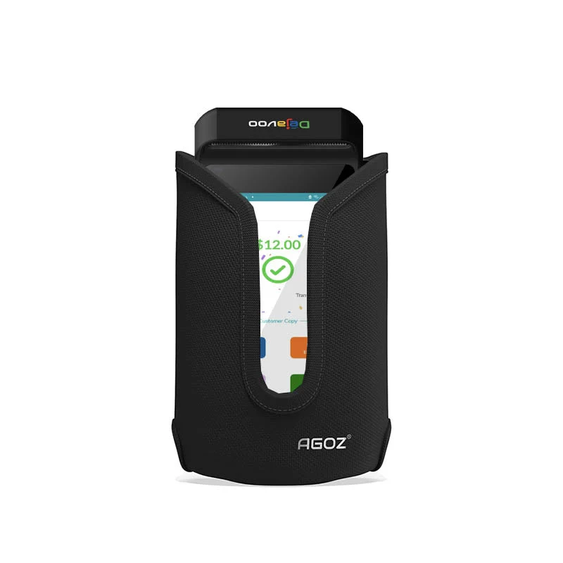 Étui portable POS Dejavoo robuste avec clip de ceinture métallique sécurisé | Agoz