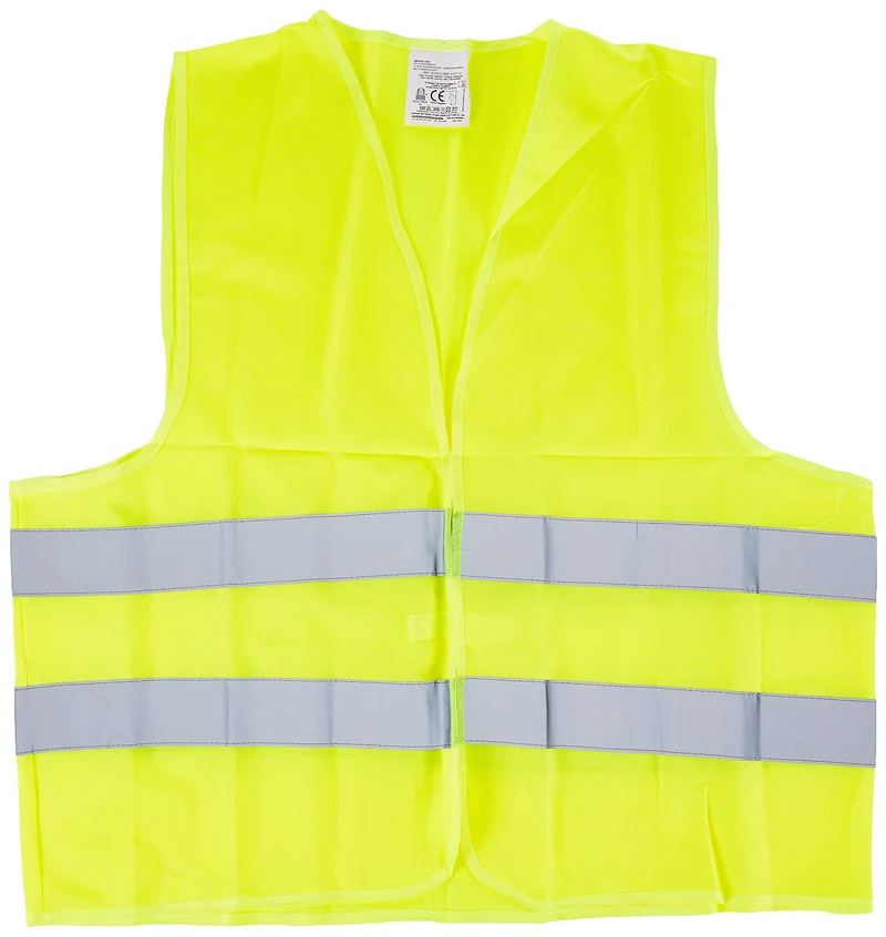 Kit gilet jaune et triangle de signalisation - Norme CE