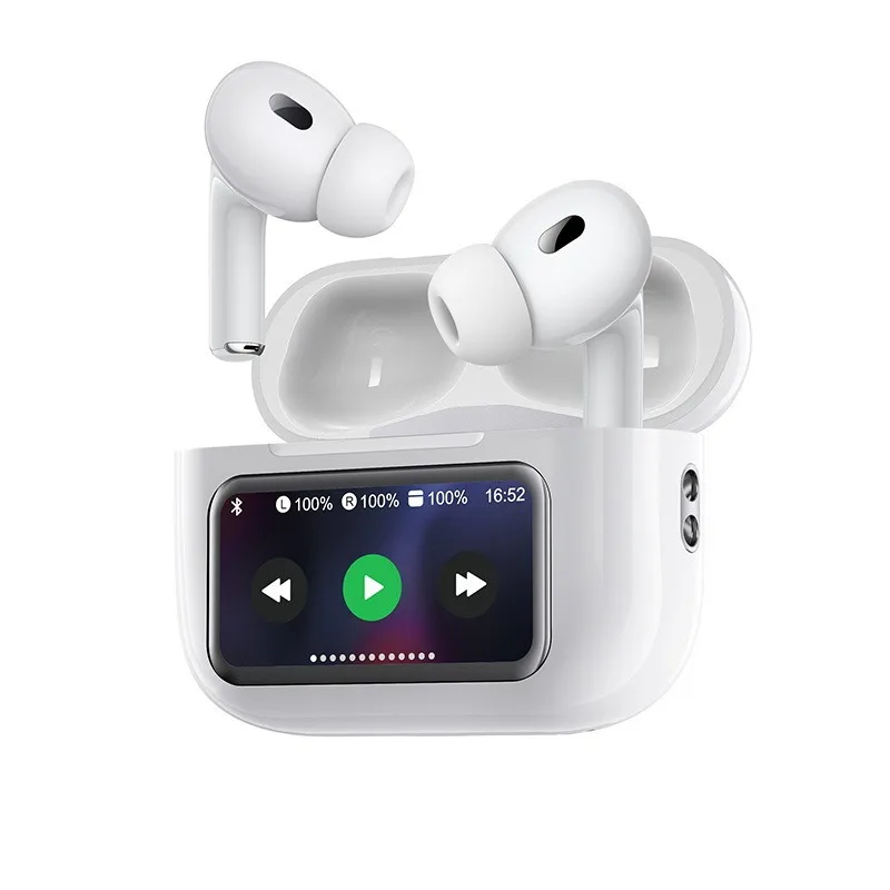 TouchPods S10 Pro ANC/ENC écouteurs sans fil Bluetooth, écran tactile LCD, réduction active du bruit, traducteur IA intelligent