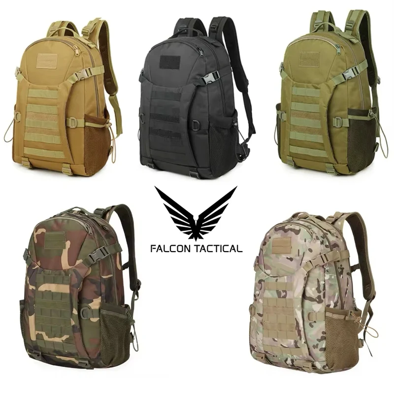 Sac à dos tactique Falcon Tactical 45L – Oxford imperméable, système MOLLE, outdoor/military