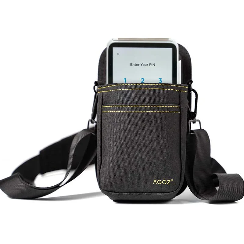 Étui pour terminal de point de vente Square avec bandoulière ajustable | Agoz