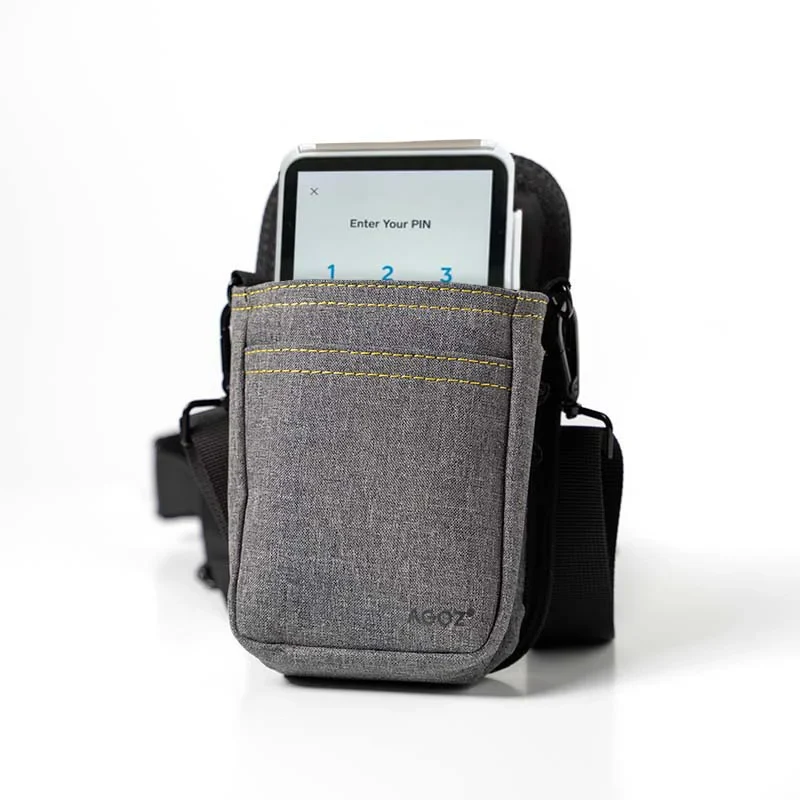 Étui pour terminal de point de vente Square avec bandoulière ajustable | Agoz