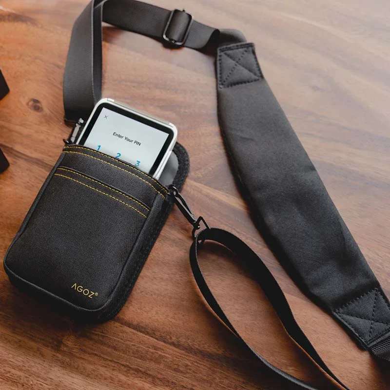 Étui pour terminal de point de vente Square avec bandoulière ajustable | Agoz