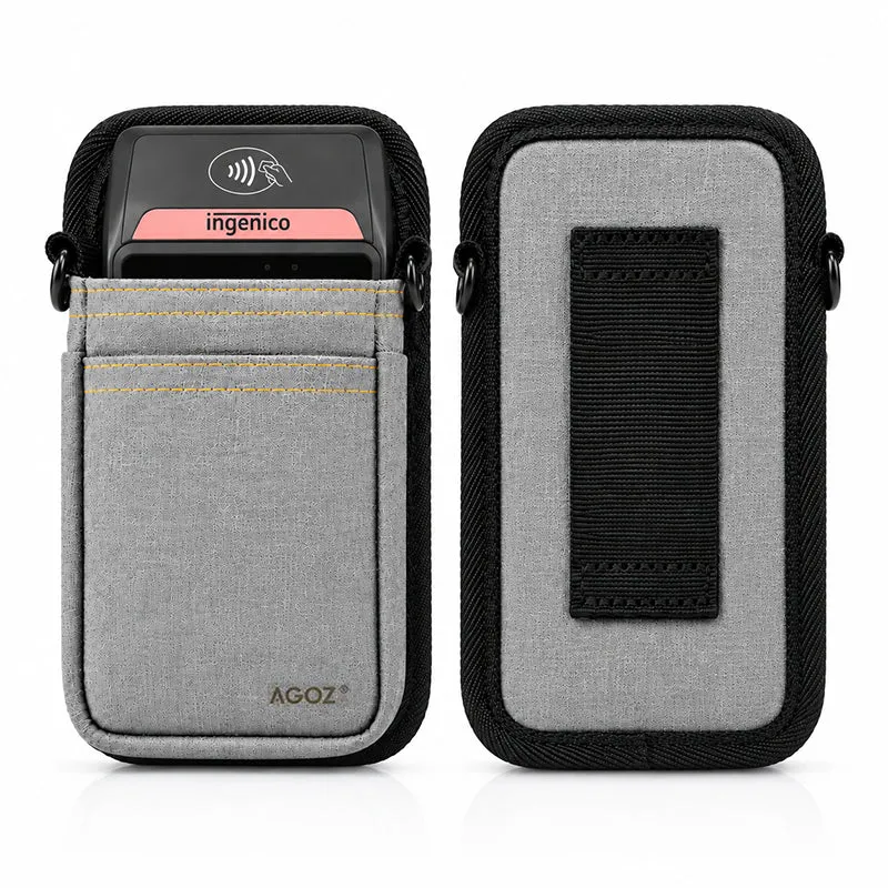 Étui pour terminal de point de vente Ingenico avec ceinture de taille robuste et réglable | Agoz