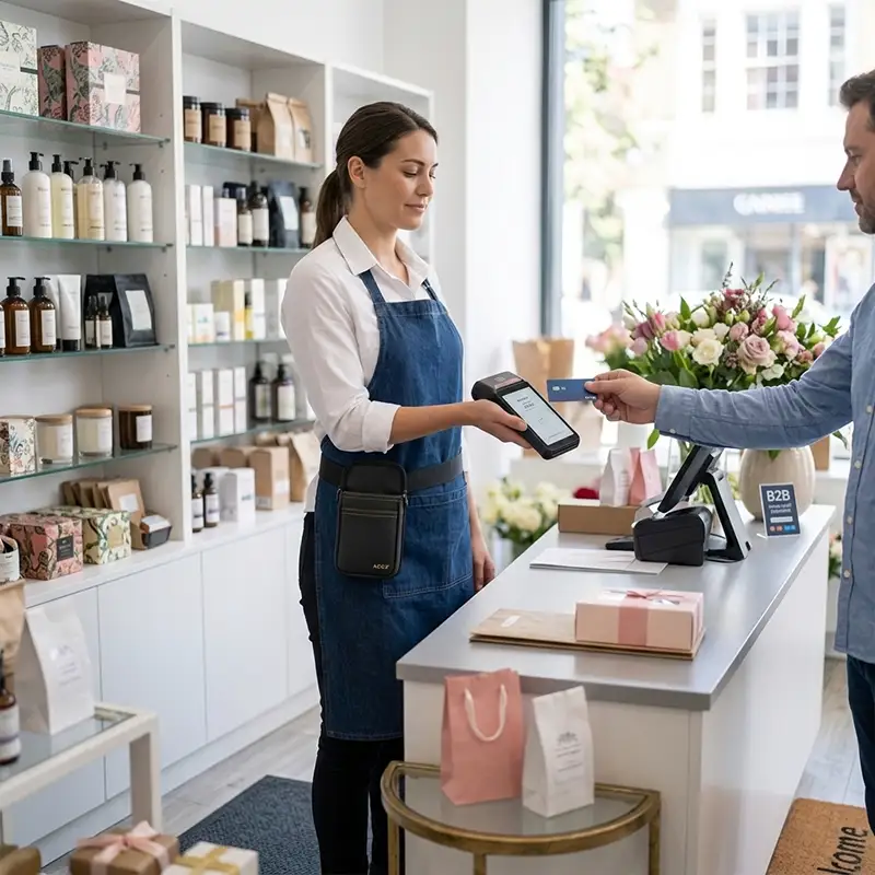 Étui pour terminal de point de vente Ingenico avec ceinture de taille robuste et réglable | Agoz