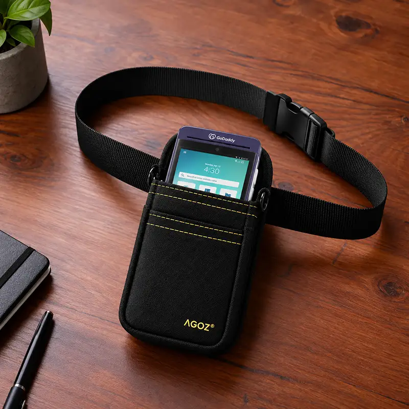 Étui Flex pour terminal intelligent GoDaddy avec bandoulière réglable | Agoz