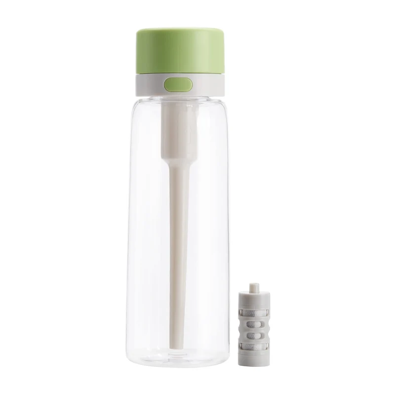 Amazon Basics Gourde filtrante, Tritan sans bisphénol A, 600 ml, Vert