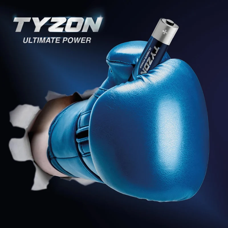 Tyzon® Piles Alcalines AAA 1,5 V, Pack de 40 – Durables & Haute Performance, Idéales pour Appareils Ménagers et Électroniques