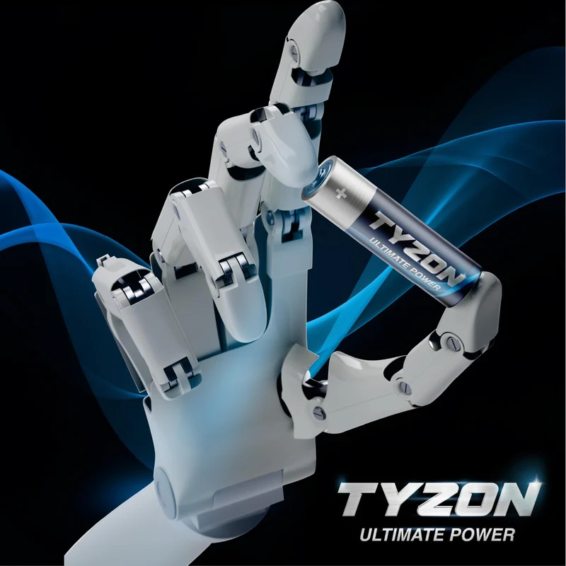 Tyzon® Piles Alcalines AAA 1,5 V, Pack de 40 – Durables & Haute Performance, Idéales pour Appareils Ménagers et Électroniques