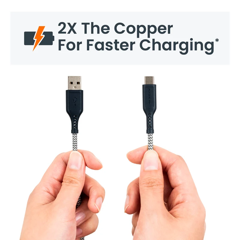 Braided USB-A to USB-C High Speed 6 Foot Cable