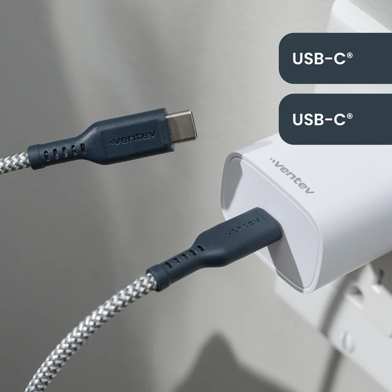 Braided USB-C to USB-C High Speed 6 Foot Cable