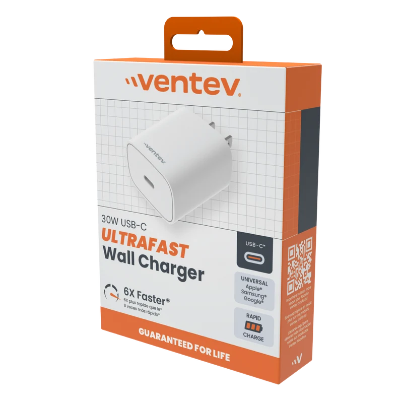 30W ULTRAFAST USB-C Universal Wall Charger