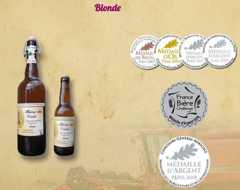 Bière du Vexin La Blonde 33cl X6 du Champ à La Chope