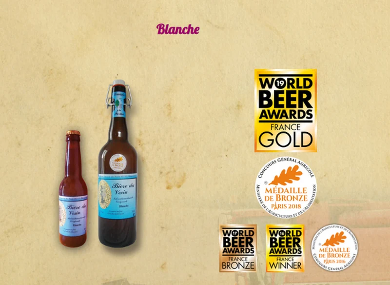 Bière du Vexin La Blanche 33cl X6 du Champ à La Chope