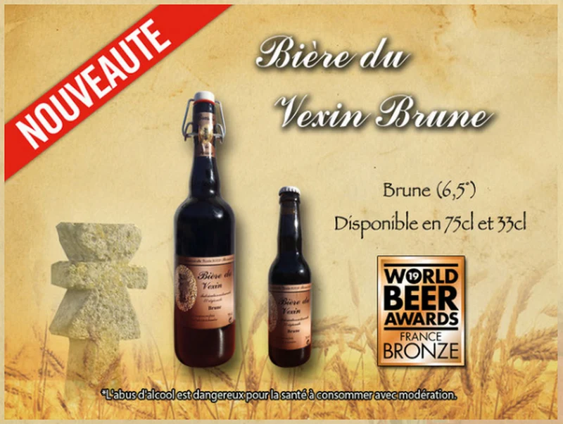 Bière du Vexin Brune 33cl X6 du Champ à La Chope