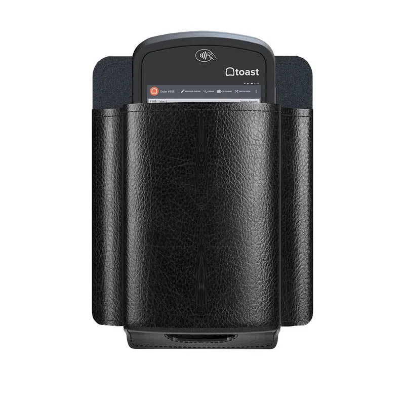 Étui POS en cuir pour terminal portable Toast Go 2 avec clip de ceinture sécurisé | Agoz