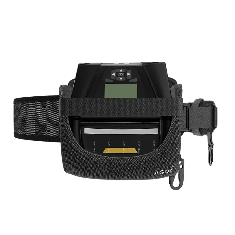 Étui de transport pour imprimante mobile avec ceinture de taille