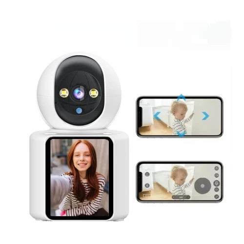 Babyphone intelligent sans fil avec vision nocturne et connexion vidéo et audio bidirectionnelle