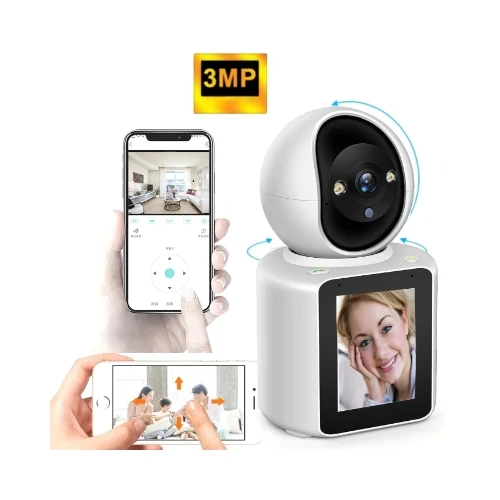 Babyphone intelligent sans fil avec vision nocturne et connexion vidéo et audio bidirectionnelle