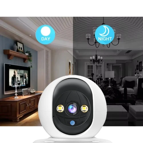 Babyphone intelligent sans fil avec vision nocturne et connexion vidéo et audio bidirectionnelle