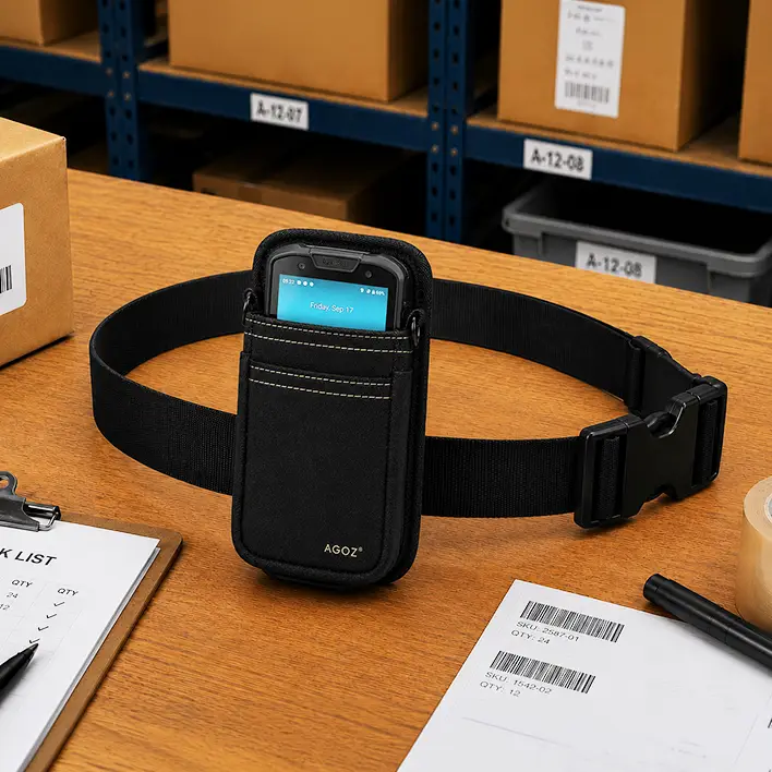 Pochette ceinture Unitech pour transport de scanner compact | Agoz