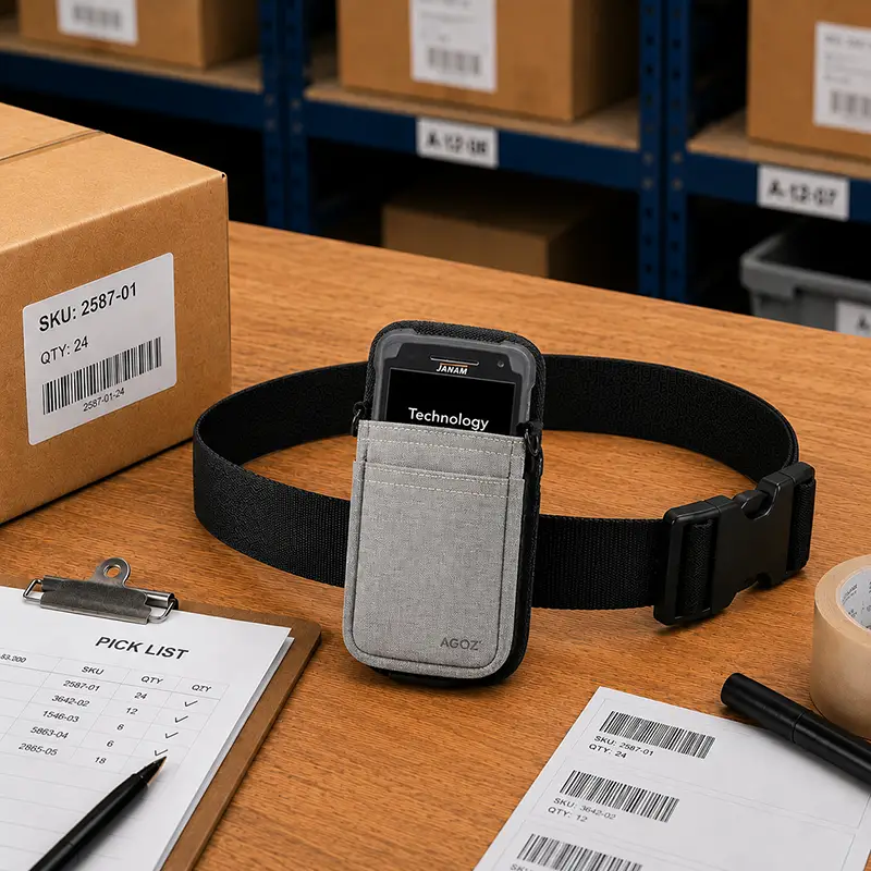 Étui ceinture Janam Scanner pour inventaire et réserve | Agoz