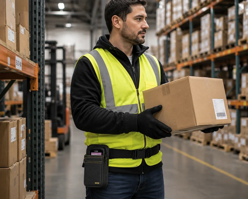 Étui ceinture pour ordinateur portable Zebra pour les flux de travail d'inventaire | Agoz