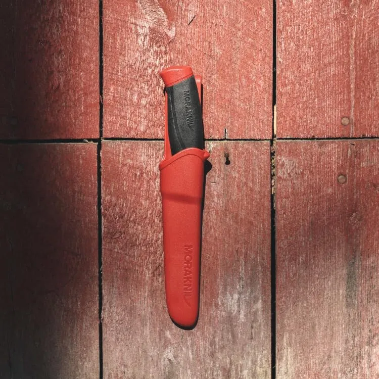 Mora Couteau Companion MG Noir/Kaki, Lame 10,5 cm
